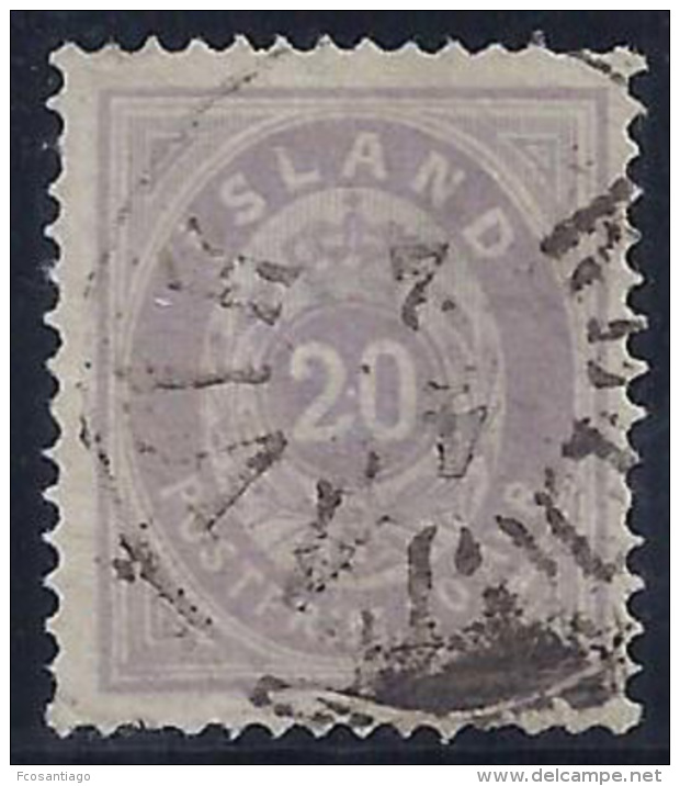 ISLANDIA 1876 - Yvert #10 - FU - Usados