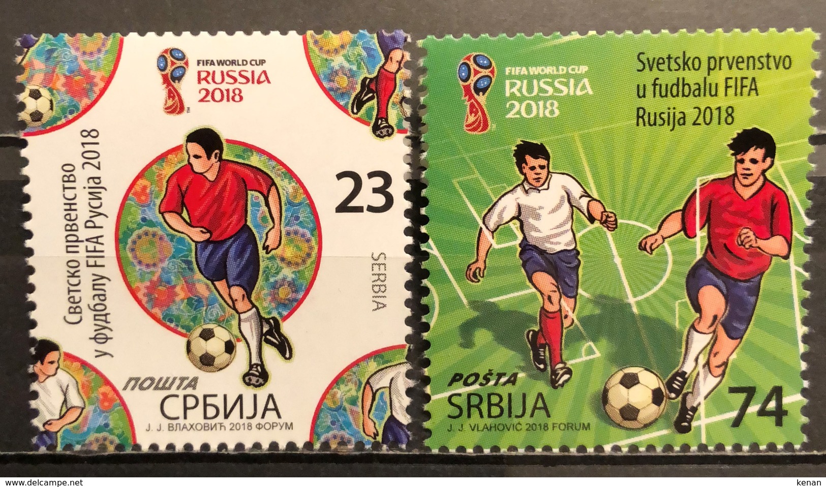 Serbia, 2018, Mi: 802/03 (MNH) - 2018 – Rusia