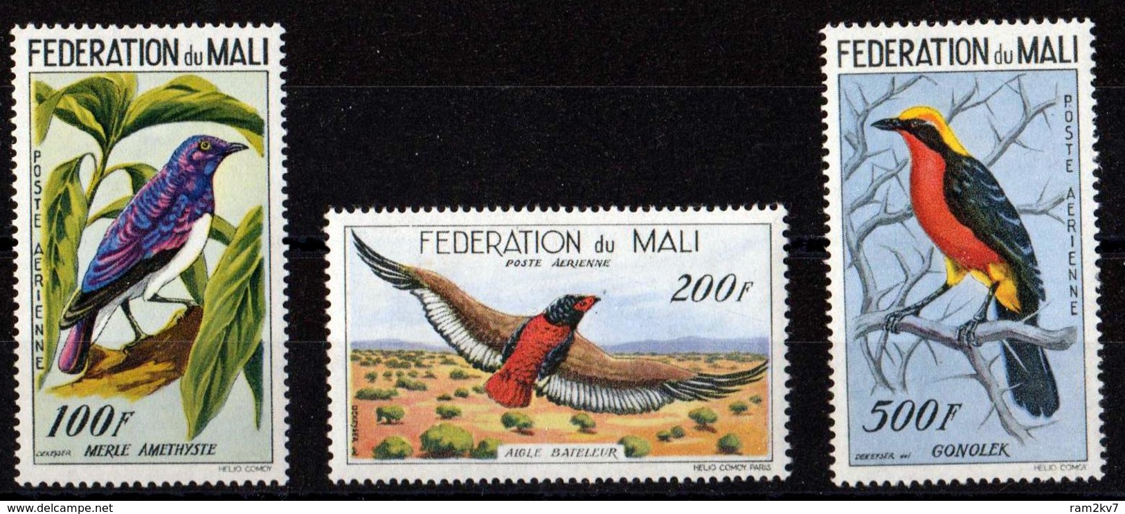 REPUBLIQUE DU MALI 196POSTE AERIENNE N°2/3/4 NEUFS ** COTE 33.50 EUROS - Malí (1959-...)