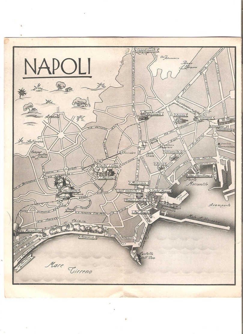 Dépliant Touristique Naples 1934 - Dépliants Touristiques