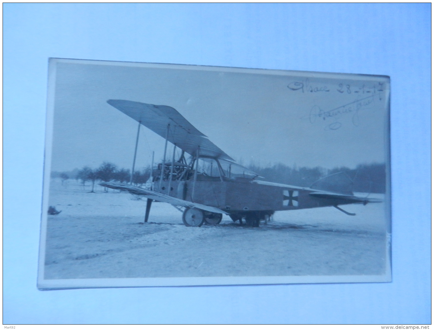 PHOTO CARTE AVION ALLEMAND - Weltkrieg 1914-18