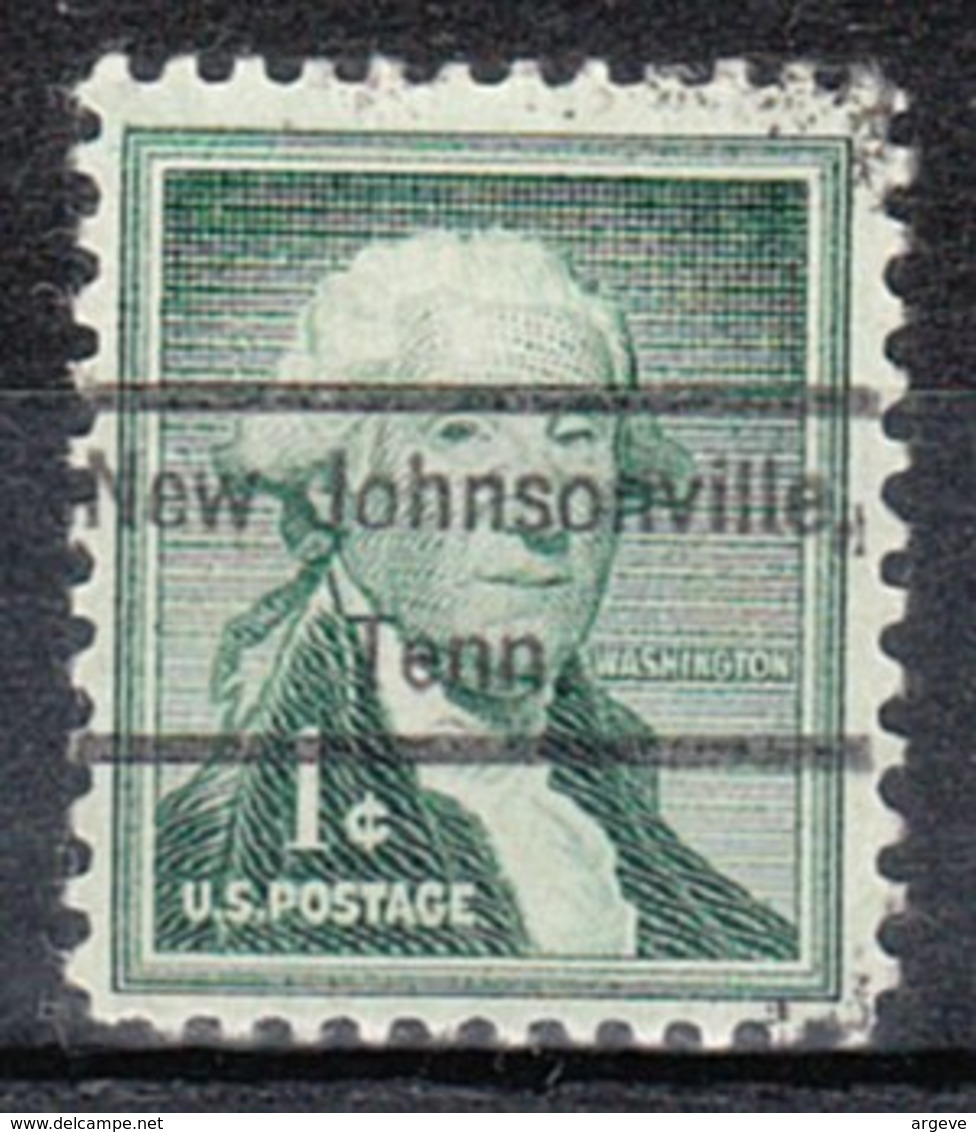 USA Precancel Vorausentwertung Preo, Locals Tennessee, New Johnsville 809 - Vorausentwertungen