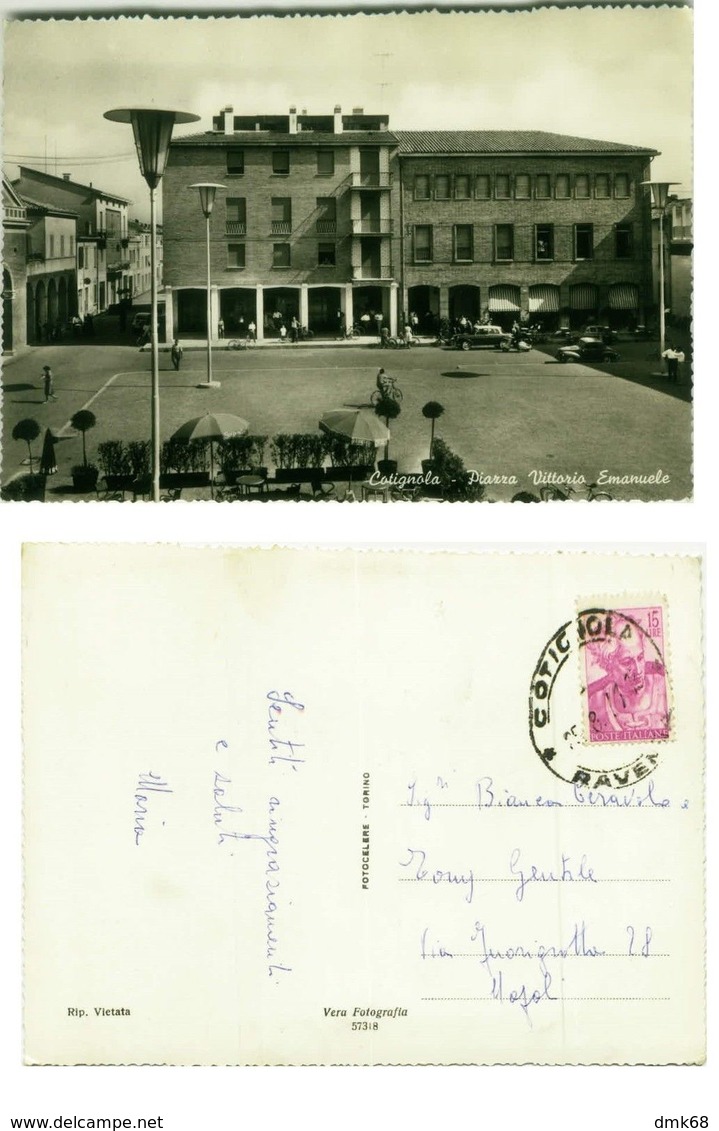 CERIGNOLA ( FOGGIA ) PIAZZA VITTORIO EMANUELE - ED. FOTOCELERE - 1962 (2315) - Cerignola