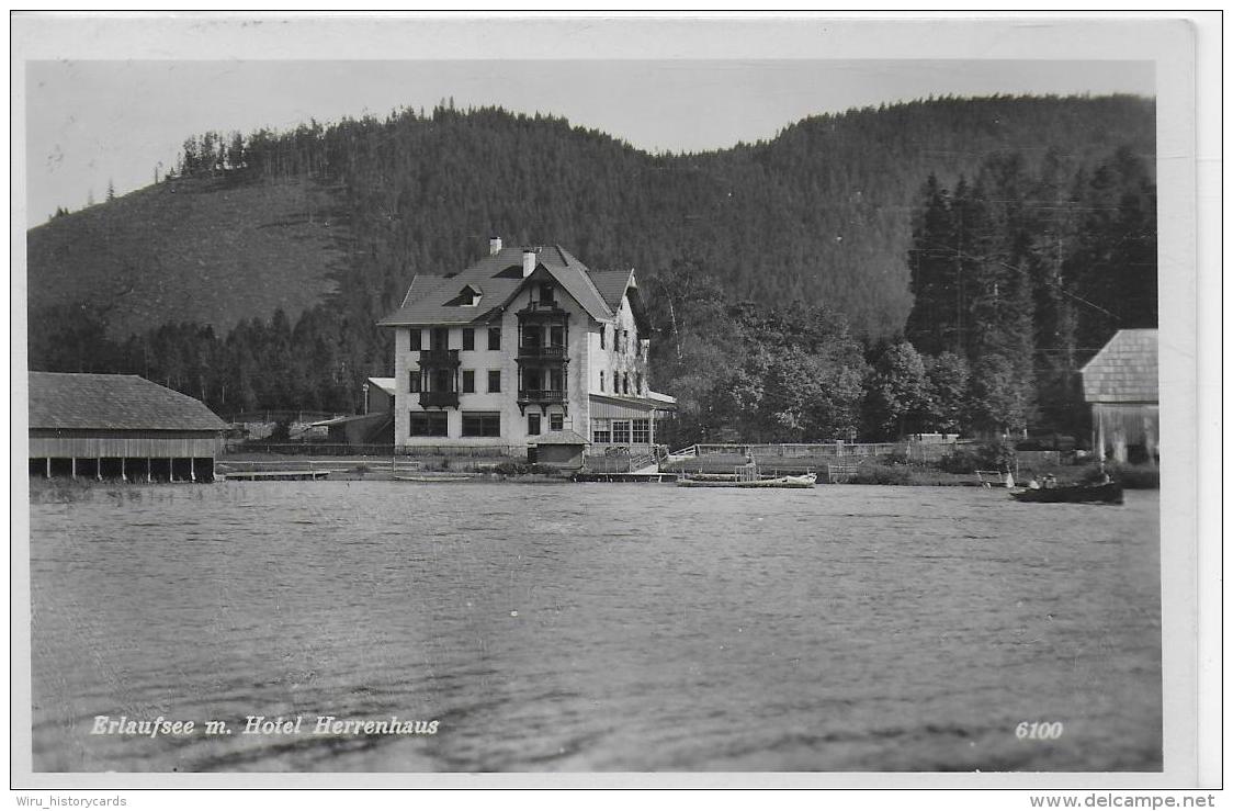 AK 0941  Erlaufsee ( Mariazell ) - Hotel Herrenhaus / Verlag Radinger Um 1936 - Mariazell