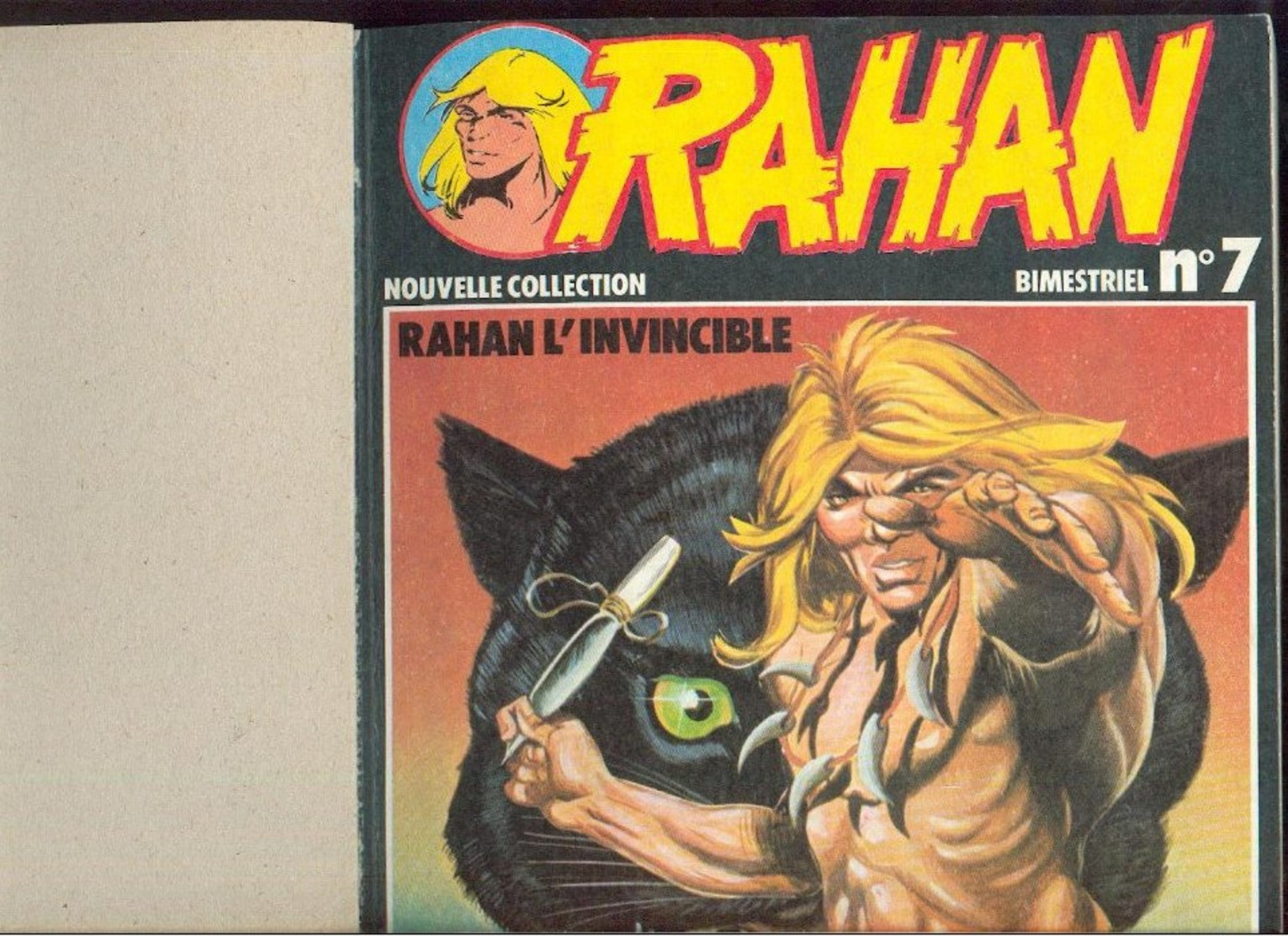 No PAYPAL !! : Chéret & Lecureux RAHAN 3 Album (avec 7, 8 Et 9) Fils Ages Farouches Éo Vaillant 1979 TTBE++ BD 2e Série - Rahan