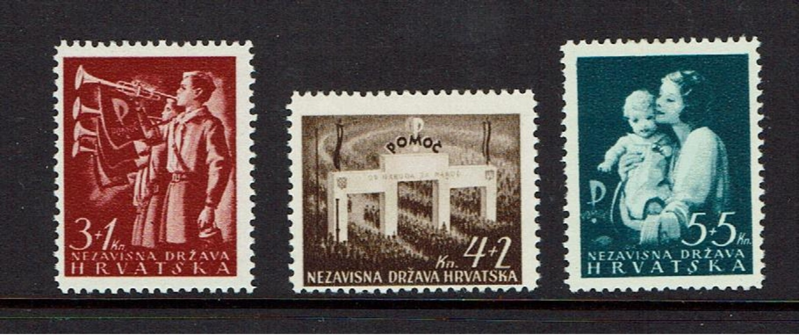 CROATIA...1940'S..mh - Croatia