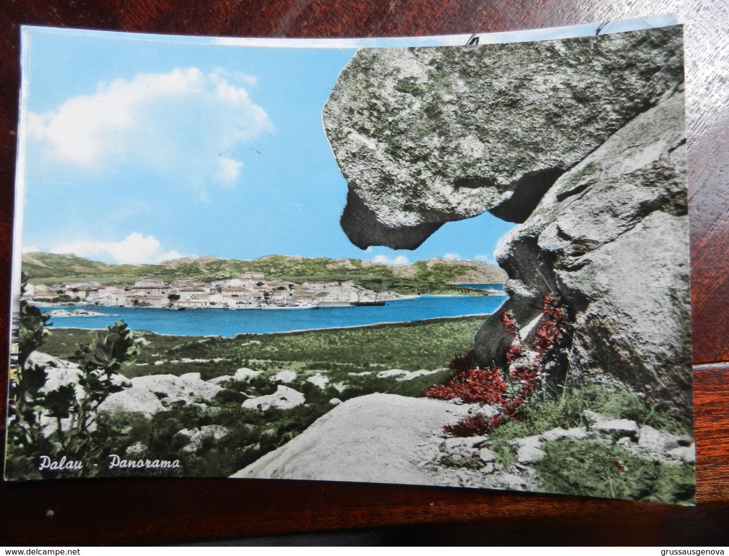 17897) SARDEGNA PALAU PANORAMA VIAGGIATA 1961 - Sassari