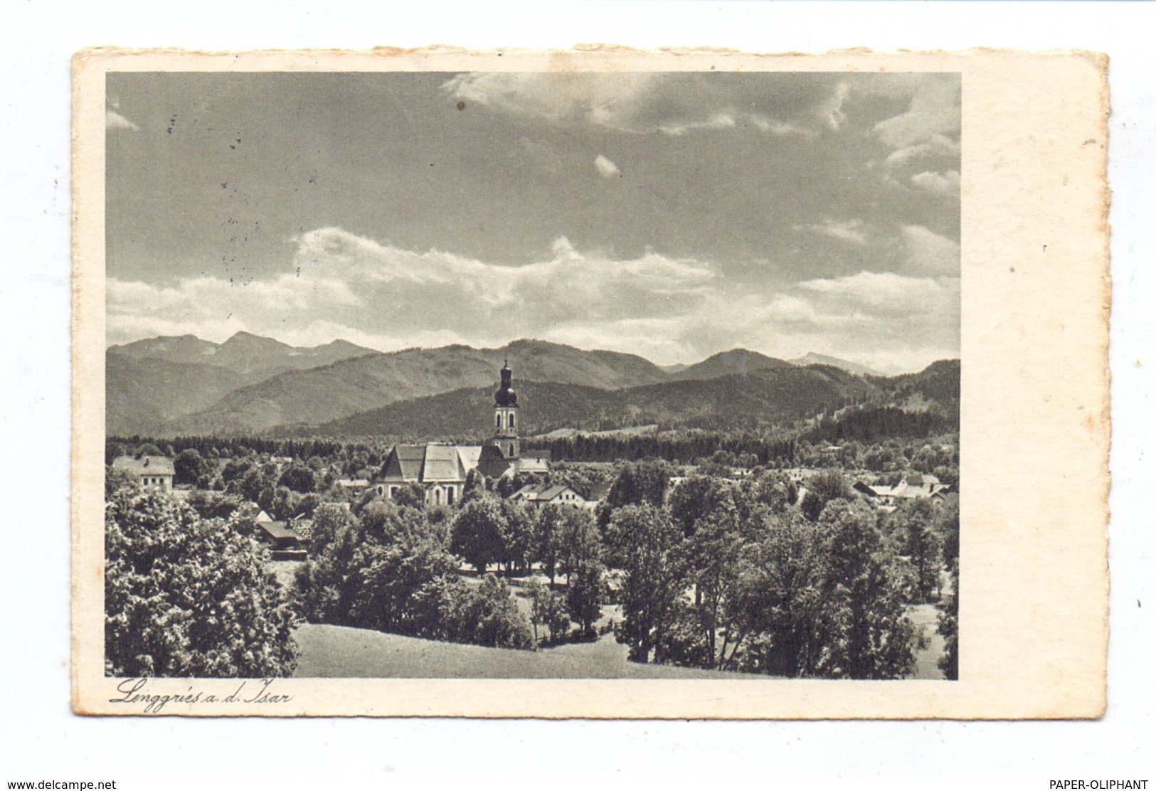 8172 LENGGRIES,Ortsansicht Gegen Süden, 1938 - Lenggries