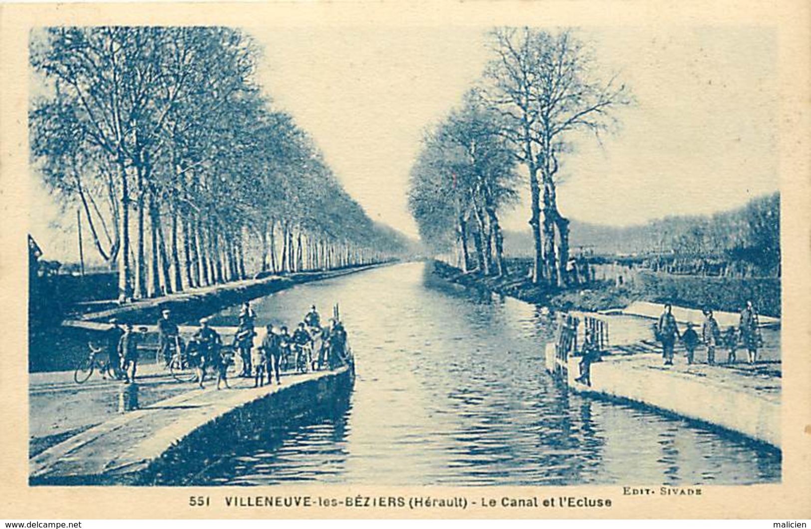 - Dpts Div -ref ZZ786- Herault - Villeneuve Les Beziers - Canal Et Ecluses - Canaux - Ecluses - Edit. Riviere Bureau - - Autres & Non Classés