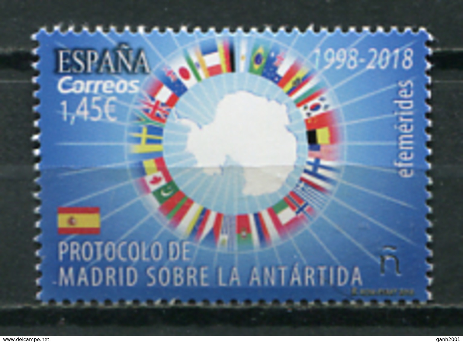 Spain 2018 España / Antarctica MNH Antártida Antarktis / Cu8712  41 - Traité Sur L'Antarctique