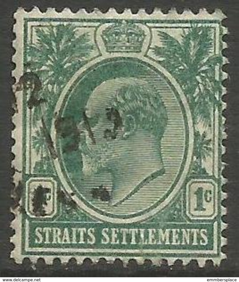 Straits Settlements  - 1907 King Edward VII  1c Used   SG 152 - Straits Settlements