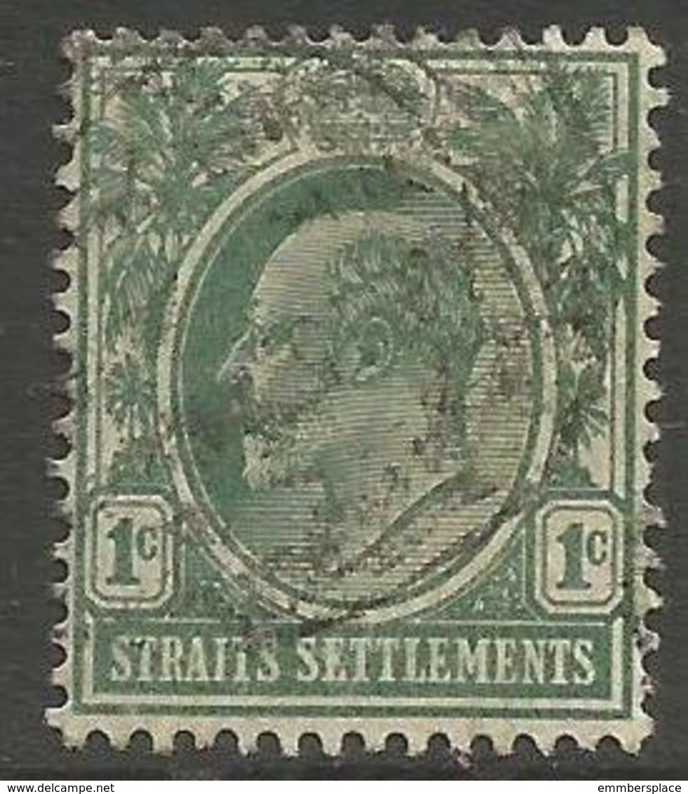 Straits Settlements  - 1907 King Edward VII  1c Used   SG 152 - Straits Settlements