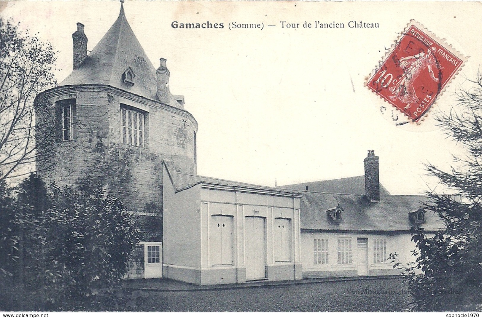 SOMME - 80 - GAMACHES - 2700 Hab - Tour Ancien Château - Autres & Non Classés