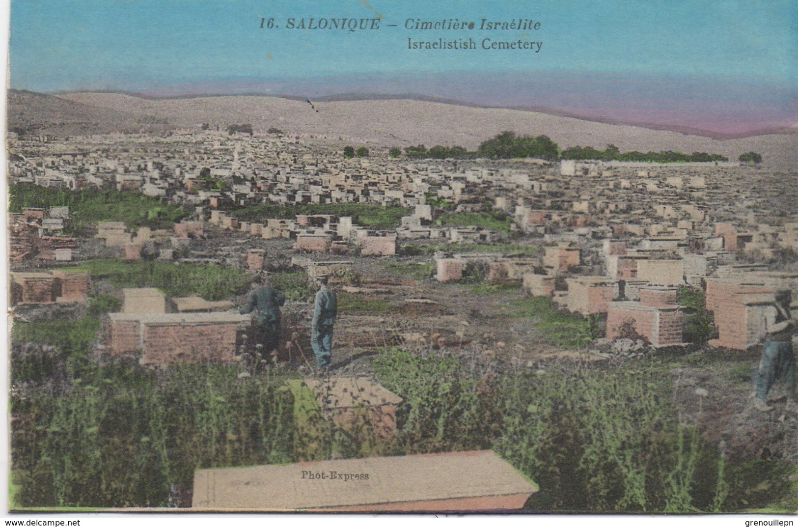 CPA GRÈCE SALONIQUE - Théssalonique Cimetière Israélite 1918 - Greece