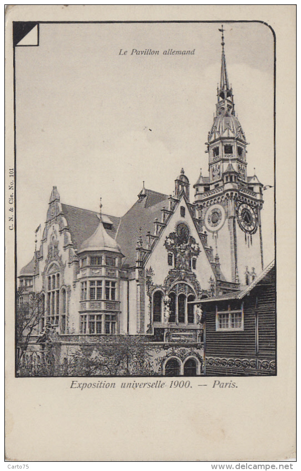 Evènements - Exposition Universelle 1900 - Architecture - Pavillon Allemagne - Expositions