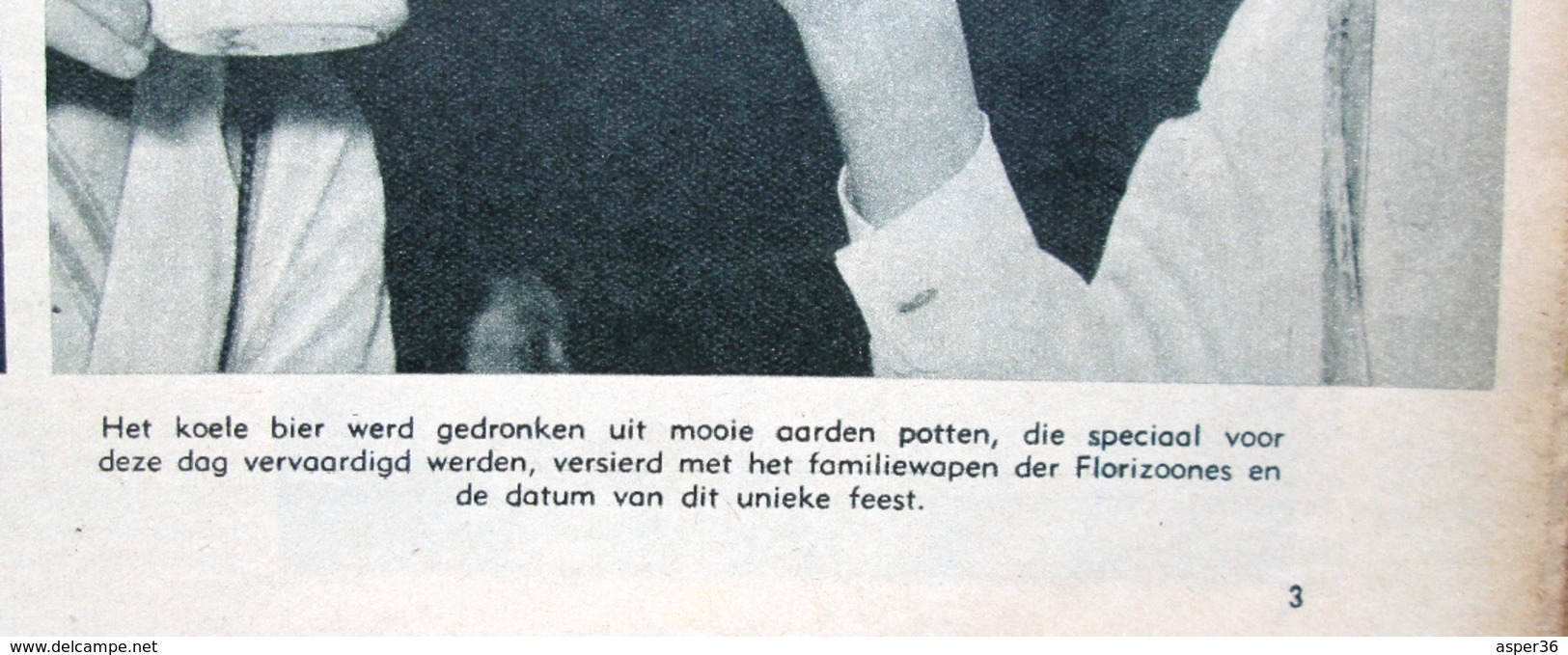 Tijdschrift met artikel "700 leden van de familie Florizoone vierden te Adinkerke" 1959