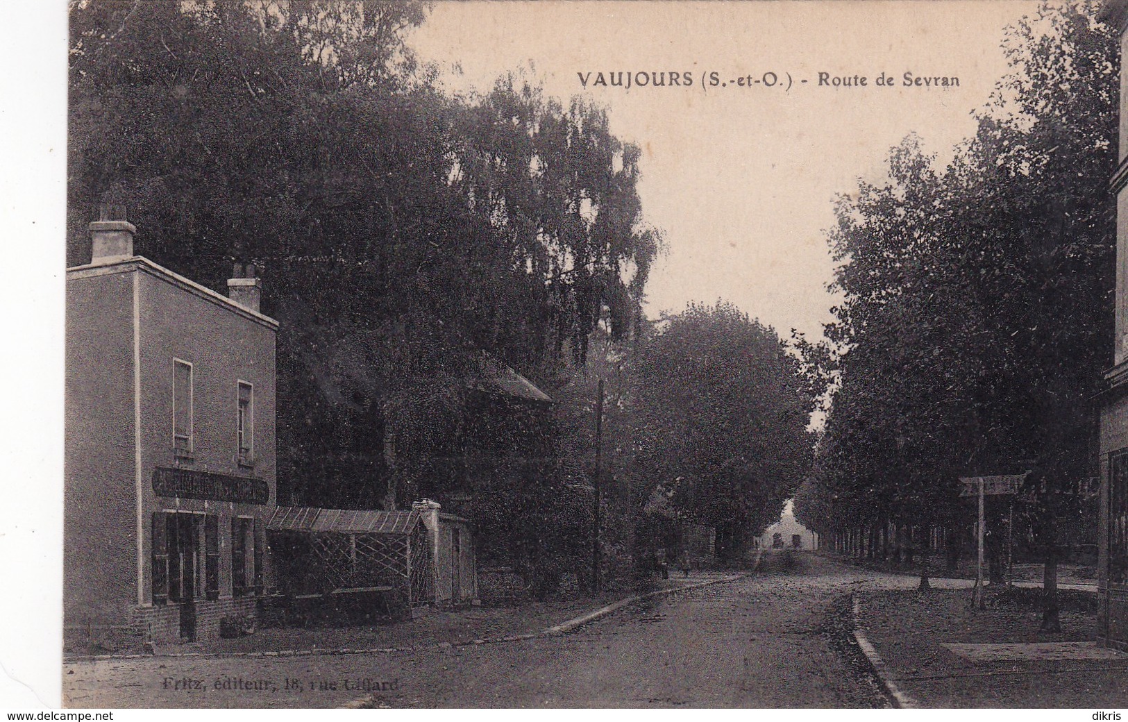 93-VAUJOURS- ROUTE DE SEVRAN - Sevran