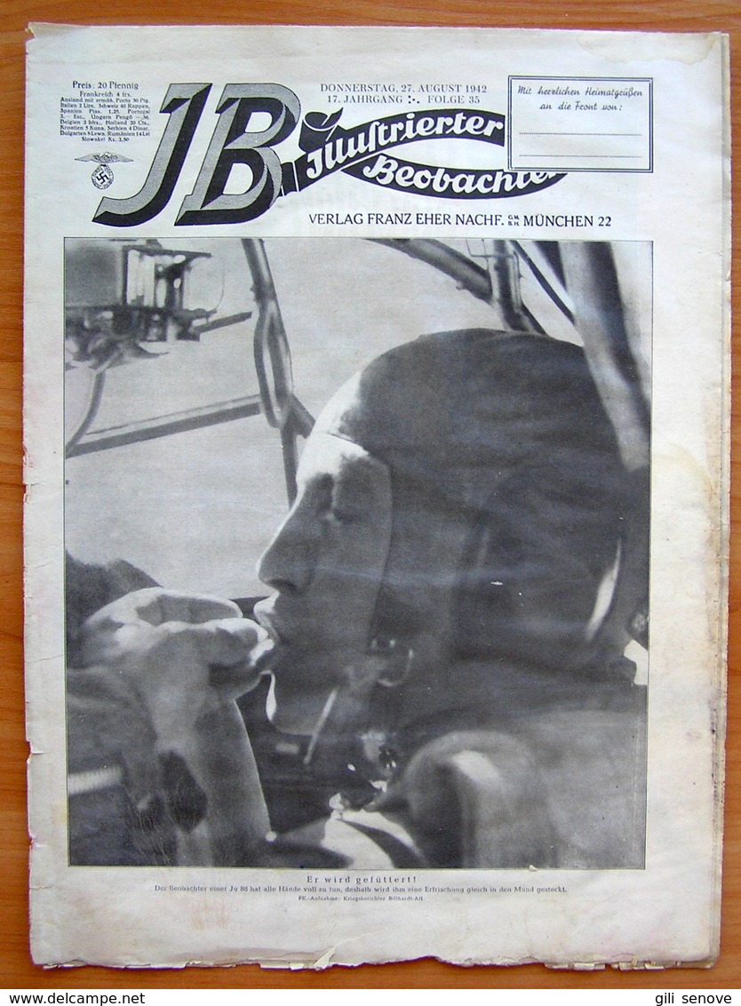 Illustrierter Beobachter No. 35 / Germany WWII /27 August 1942 - Alemán