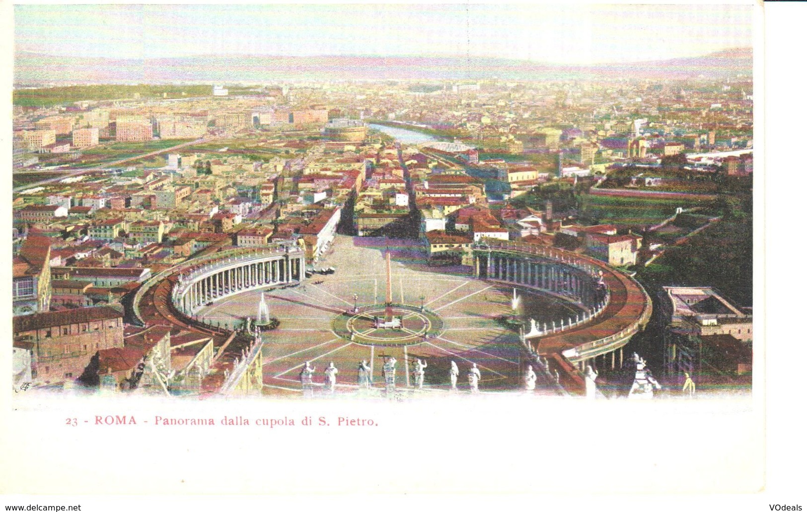 Italie -  Lazio - Roma (Rome) - Panorama Dalla Cupola Di S. Pietro - Autres & Non Classés