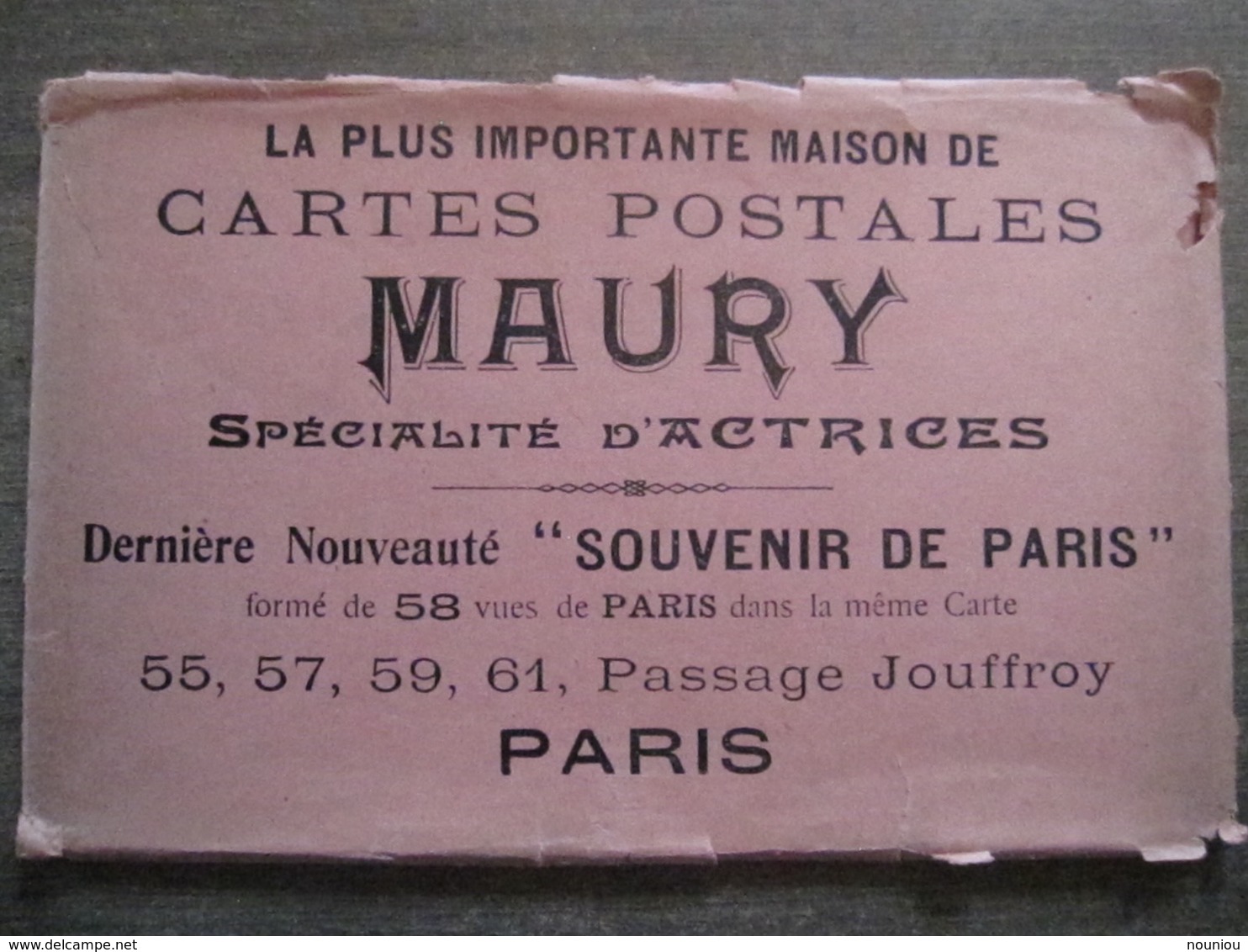 Rare Pochette Originale 10 Cpa Illustrateur Norwins "Paris La Nuit" Yruam-Paris 1000-1009 Maison Maury Passage Jouffroy - Norwins