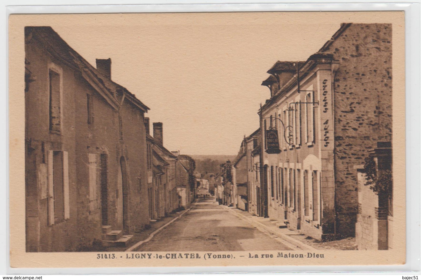 1 Cpa Ligny Le Chatel - Ligny Le Chatel