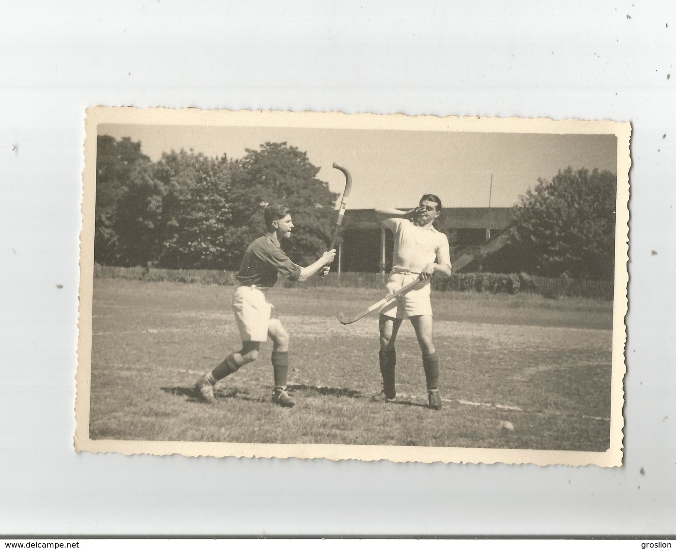 HOCKEY SUR GAZON CARTE PHOTO PARTIE - Autres & Non Classés