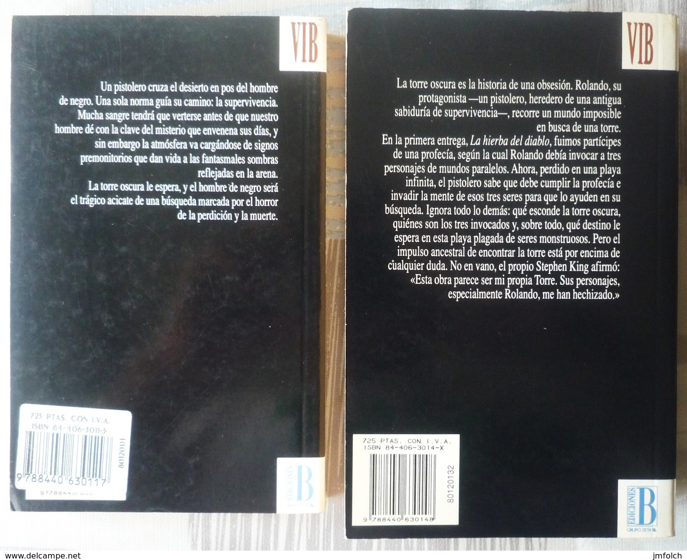 DOS DE STEPHEN KING. DE LA COLECCION LA TORRE OSCURA - NUMEROS 1 Y 2 - Other & Unclassified