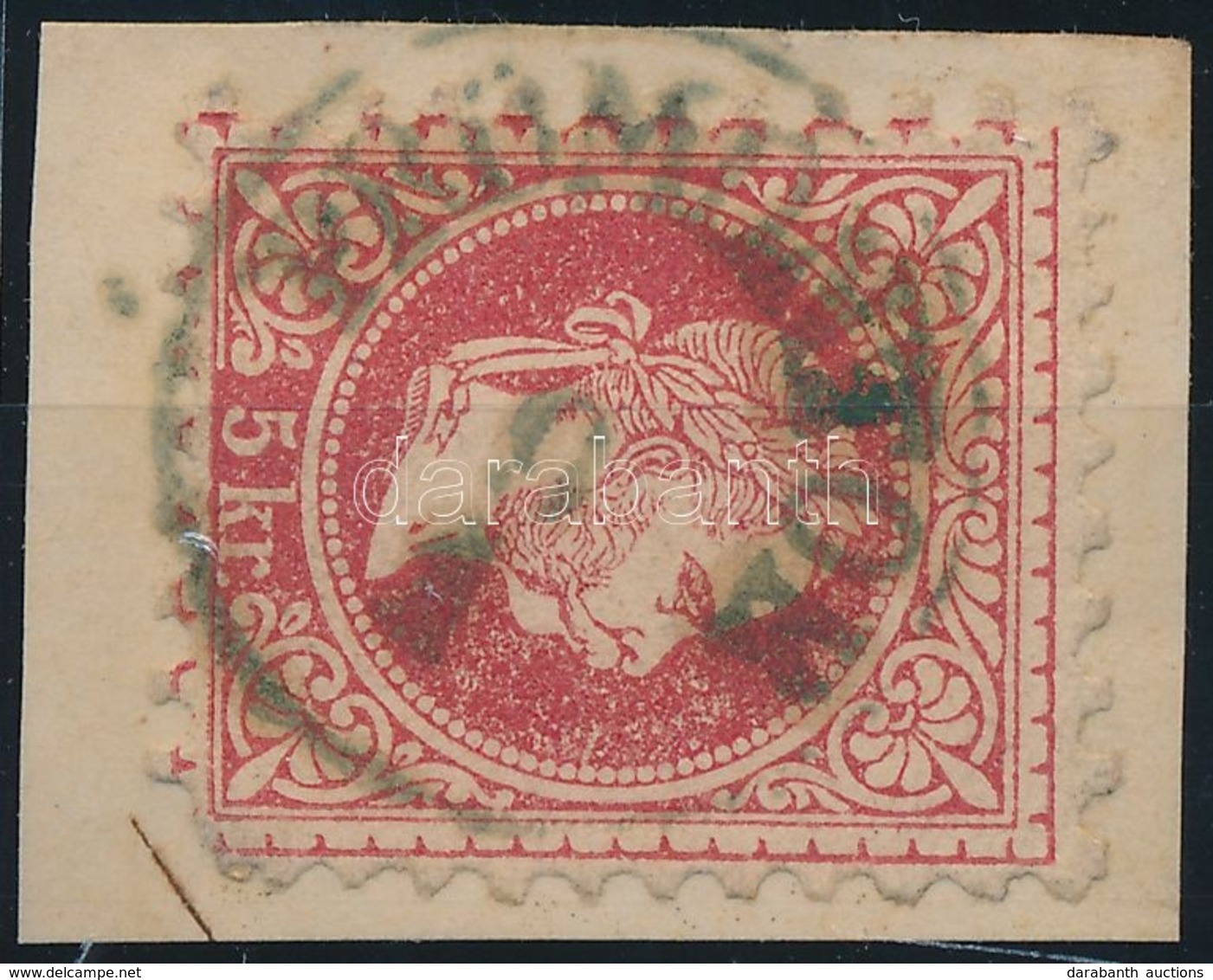 1867 5kr Kék 'PROMONTOR' (Gudlin 700 Pont) - Other & Unclassified