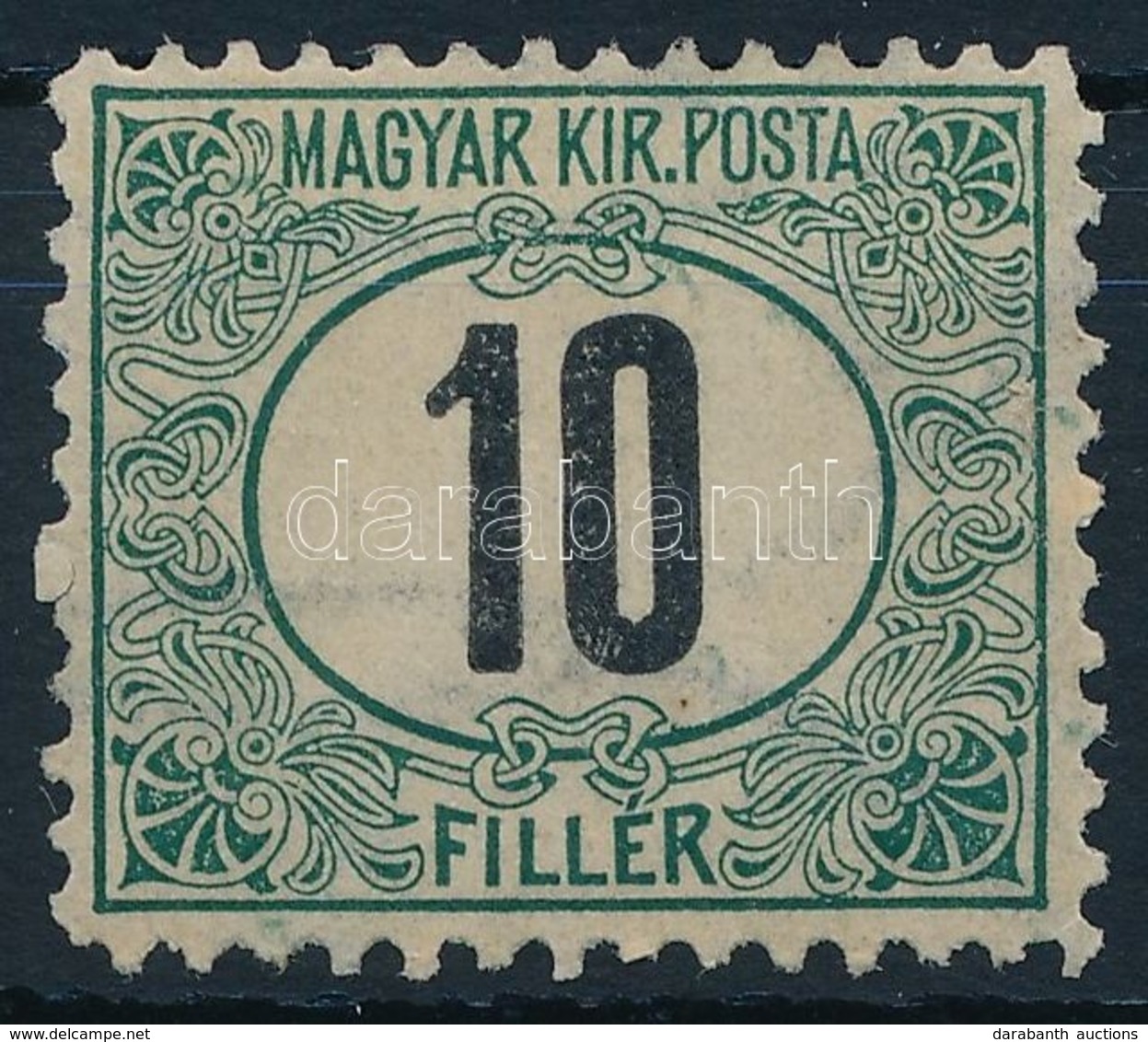 * 1903 Portó 10f 11  1/2 Fogazás (20.000) - Other & Unclassified