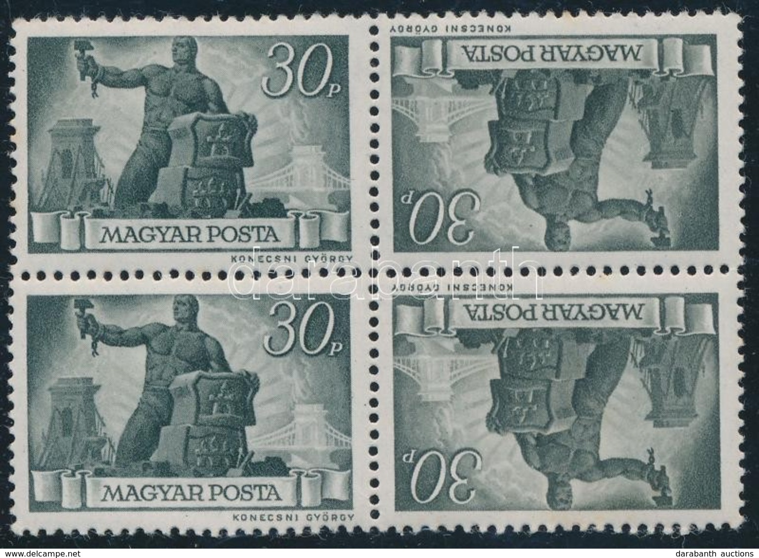 ** 1945/1946 Újjáépítés Sor Fordított Párok 10-es összefüggésekben, Kivéve 300P és 30P (~28.000) - Otros & Sin Clasificación