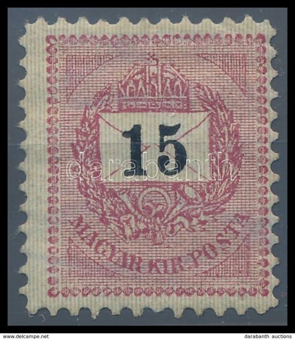 ** 1889 15kr Elektrotip, 11 1/2 Fogazással, Szép és Friss Darab - Otros & Sin Clasificación