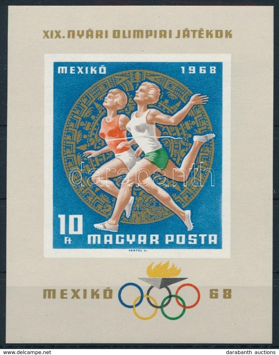 ** 1968 Olimpia (III.) Vágott Blokk (4.500) - Otros & Sin Clasificación