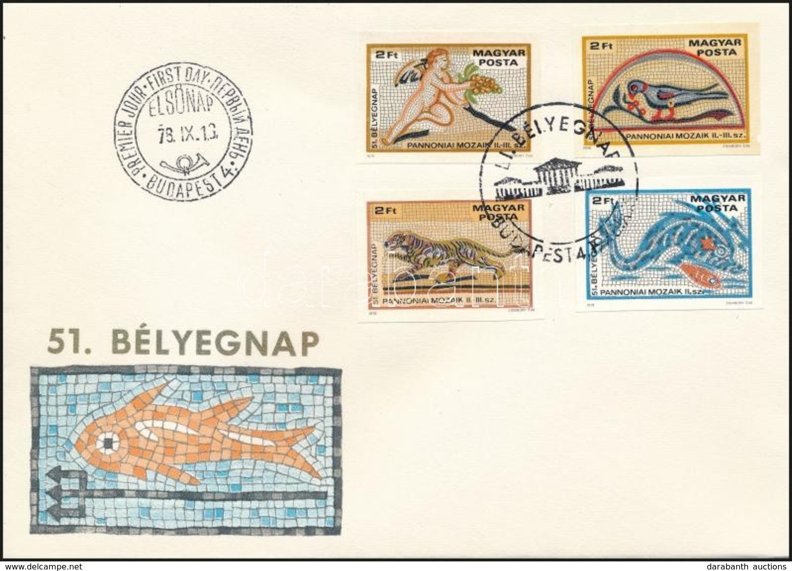 1978 Bélyegnap Vágott Sor FDC-n (16.000) - Otros & Sin Clasificación