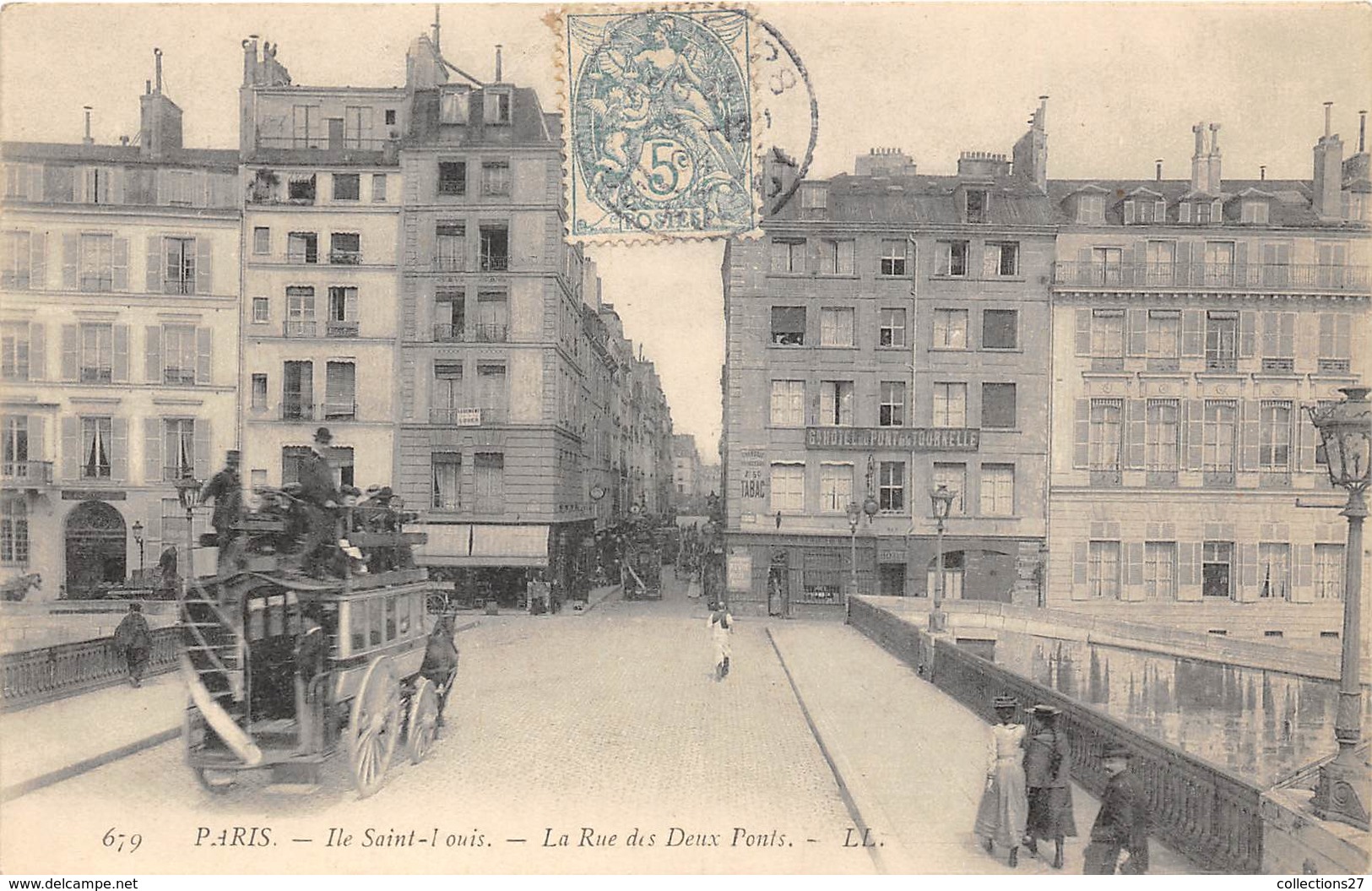 75004-PARIS- ILE SAINT-LOUIS- LE RUE DES DEUX PONTS - Arrondissement: 04