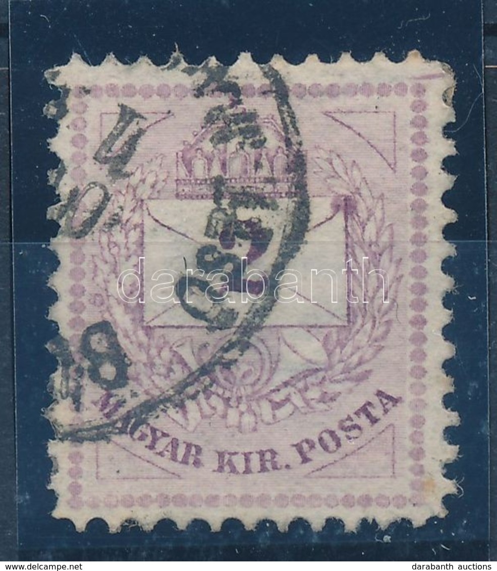 O 1881 2kr, A Boríték Jobb Felül Kitörési Folttal / Plate Flaw (ex Lovász) - Otros & Sin Clasificación