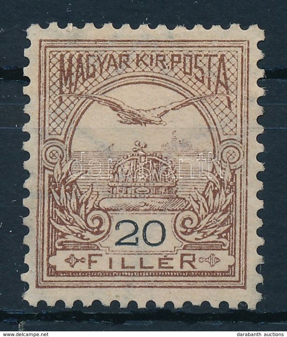 (*) 1900 Turul 20f Csillag Vízjellel - Autres & Non Classés