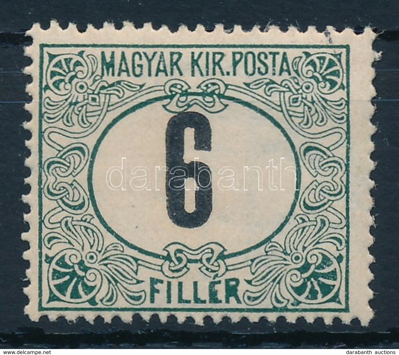 * 1908 Portó 6f Eltöm?dött Bet?k - Autres & Non Classés