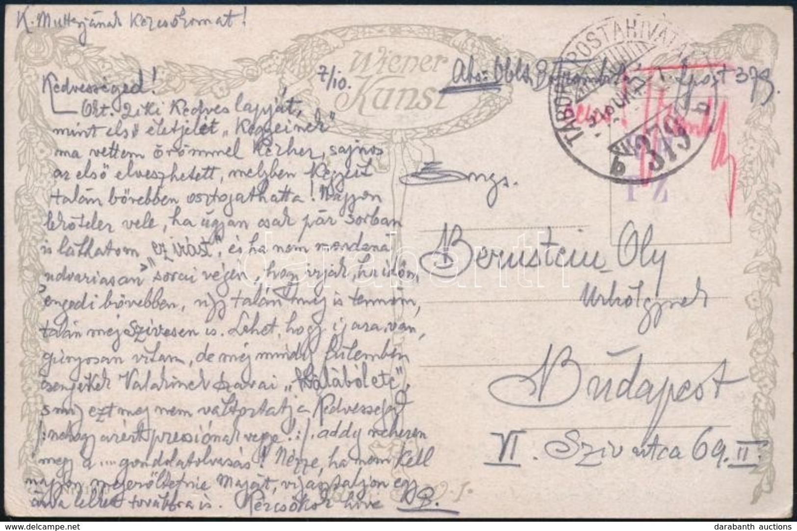 1918 Tábori Posta Képeslap 'TP 379 B' - Sonstige & Ohne Zuordnung