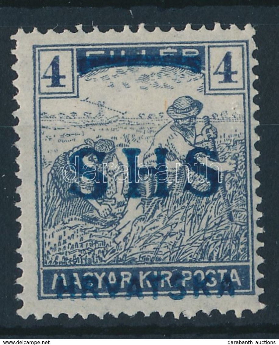 * SHS 1918 Arató 4f Próbanyomat Bodor Vizsgálójellel - Otros & Sin Clasificación