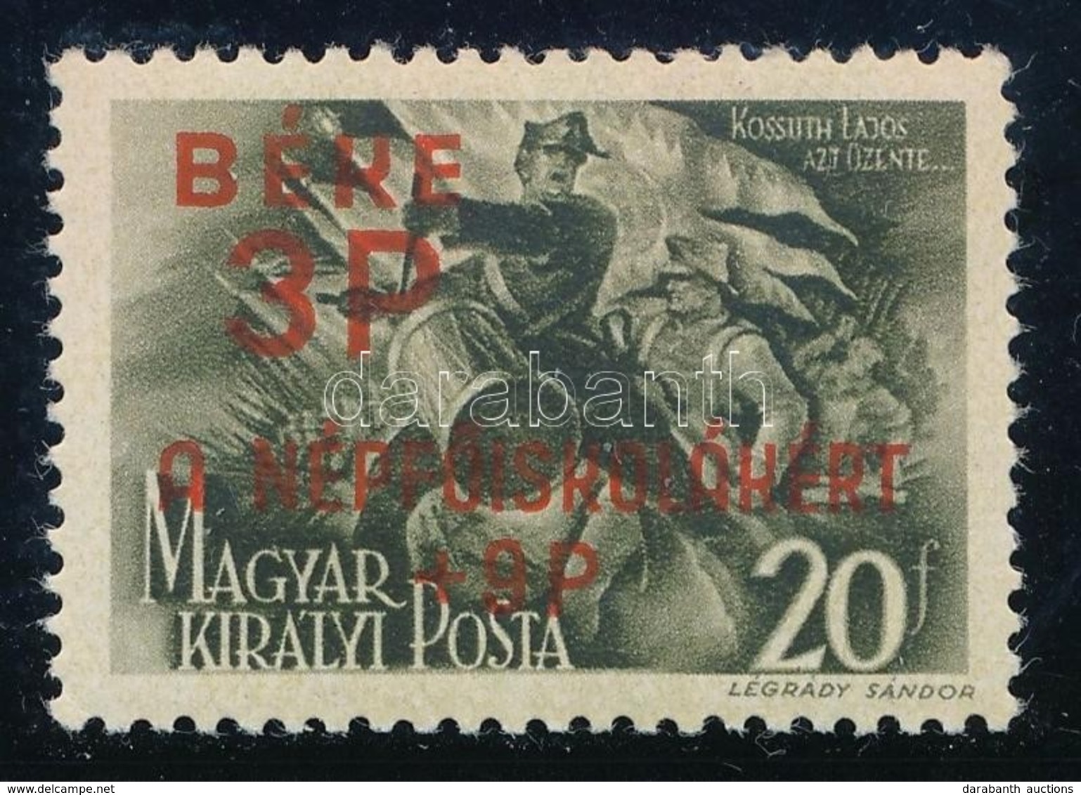 ** 1945 Béke (I.) 3P+9P/ 20f Alapnyomat Nélkül - Altri & Non Classificati