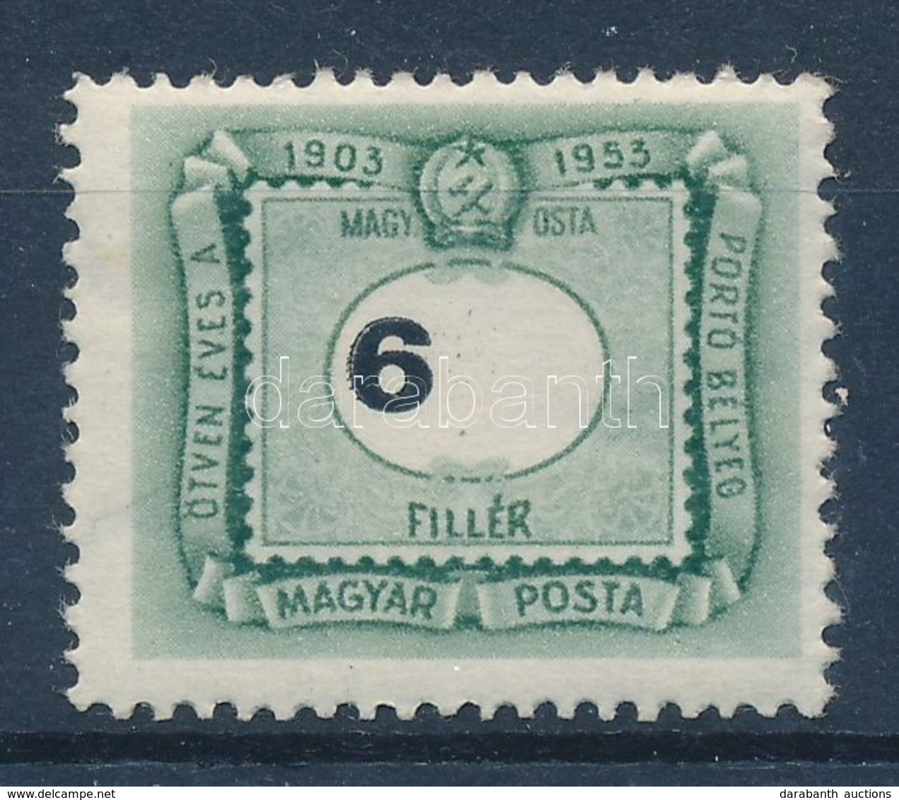 ** 1953 Portó 6f Er?sen Balra Tolódott értékszám - Other & Unclassified