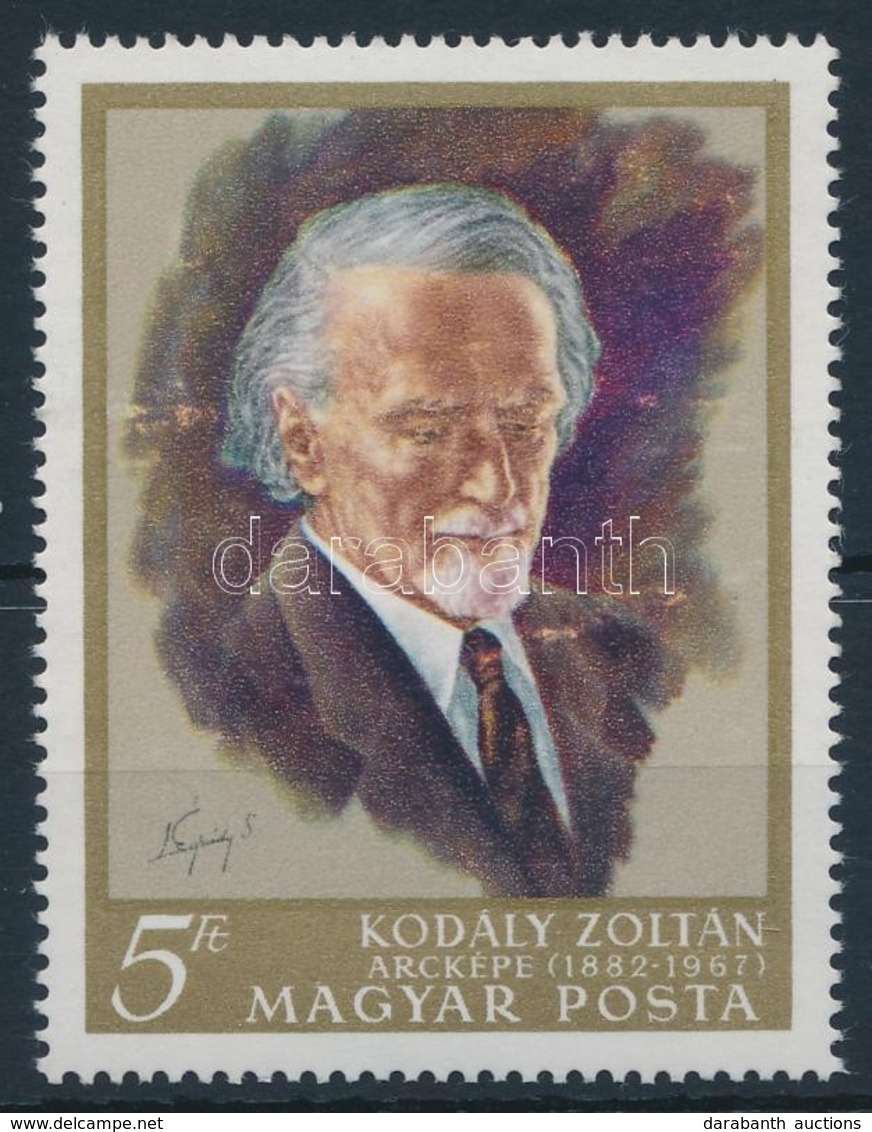 ** 1968 Kodály Festékezési Hibával - Other & Unclassified