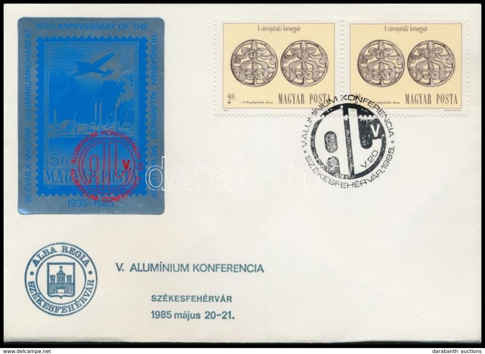 1985 Alumínium Emlékív FDC - Otros & Sin Clasificación