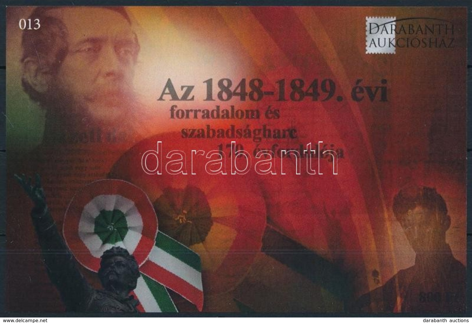 ** 2018 Az 1848-1849. évi Forradalom és Szabadságharc 170. évfordulója Emlékív - Sonstige & Ohne Zuordnung