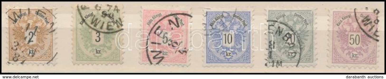 O 1883 Mi 44-49 (Mi EUR 85,-) - Other & Unclassified