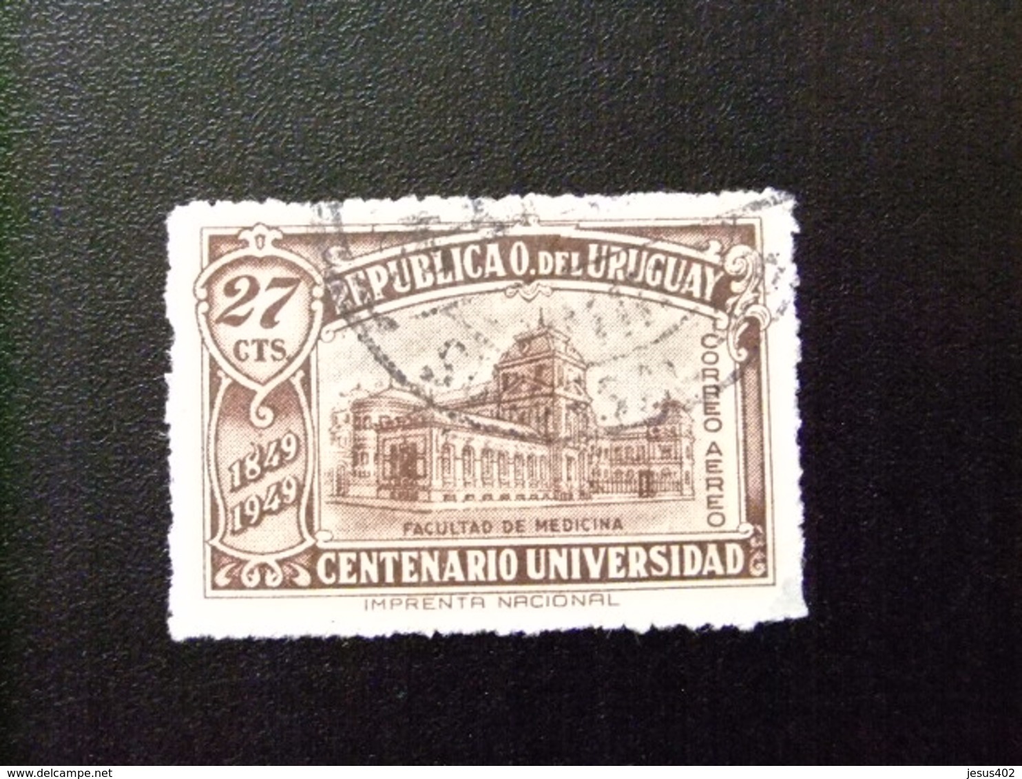 URUGUAY 1949 FACULTÉ De MÉDECINE Yvert PA 144 FU - Uruguay