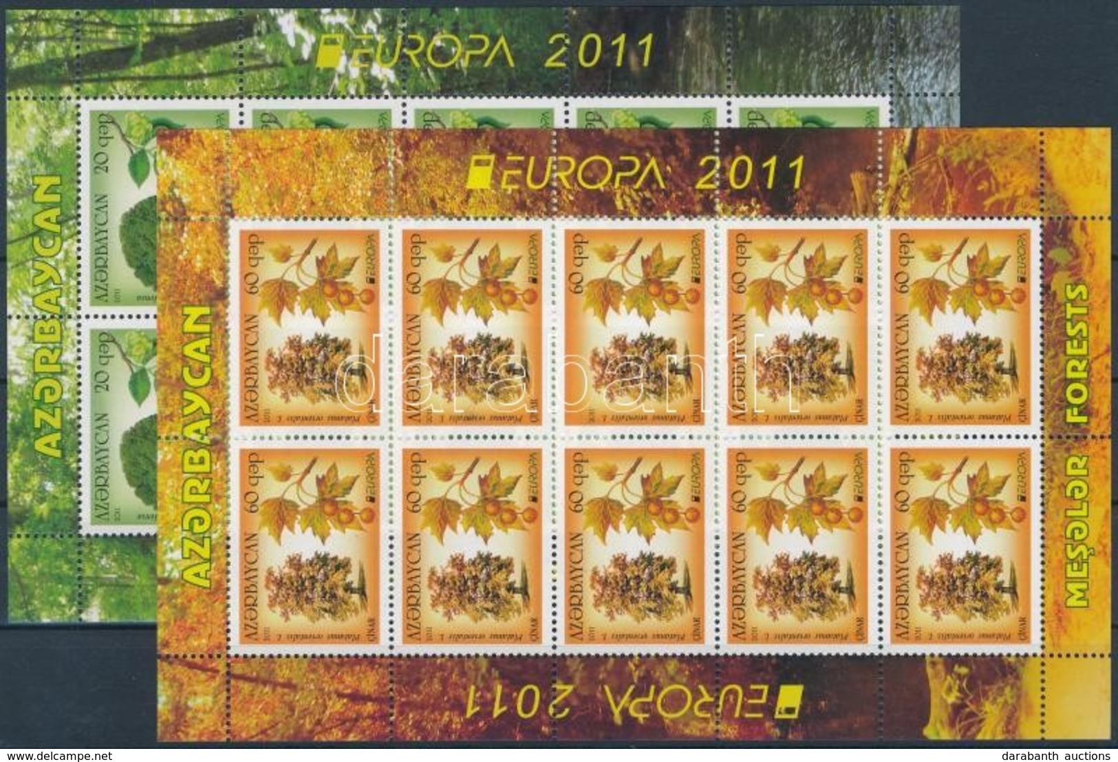 ** 2011 Europa CEPT Erd?k Kisívsor Mi 840 - 841A - Otros & Sin Clasificación