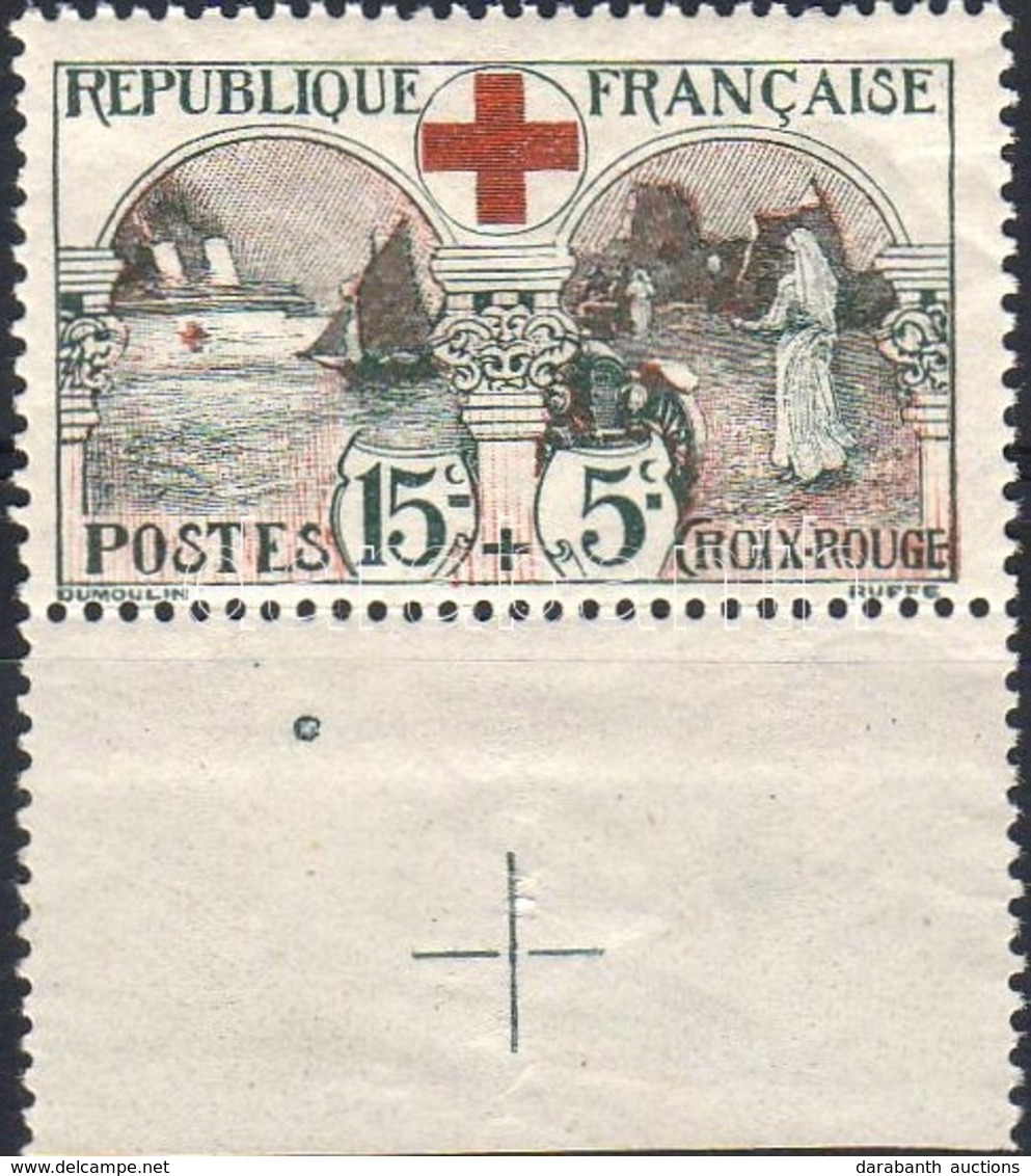 * 1918 Vöröskereszt ívszéli Bélyeg Mi 136 - Sonstige & Ohne Zuordnung