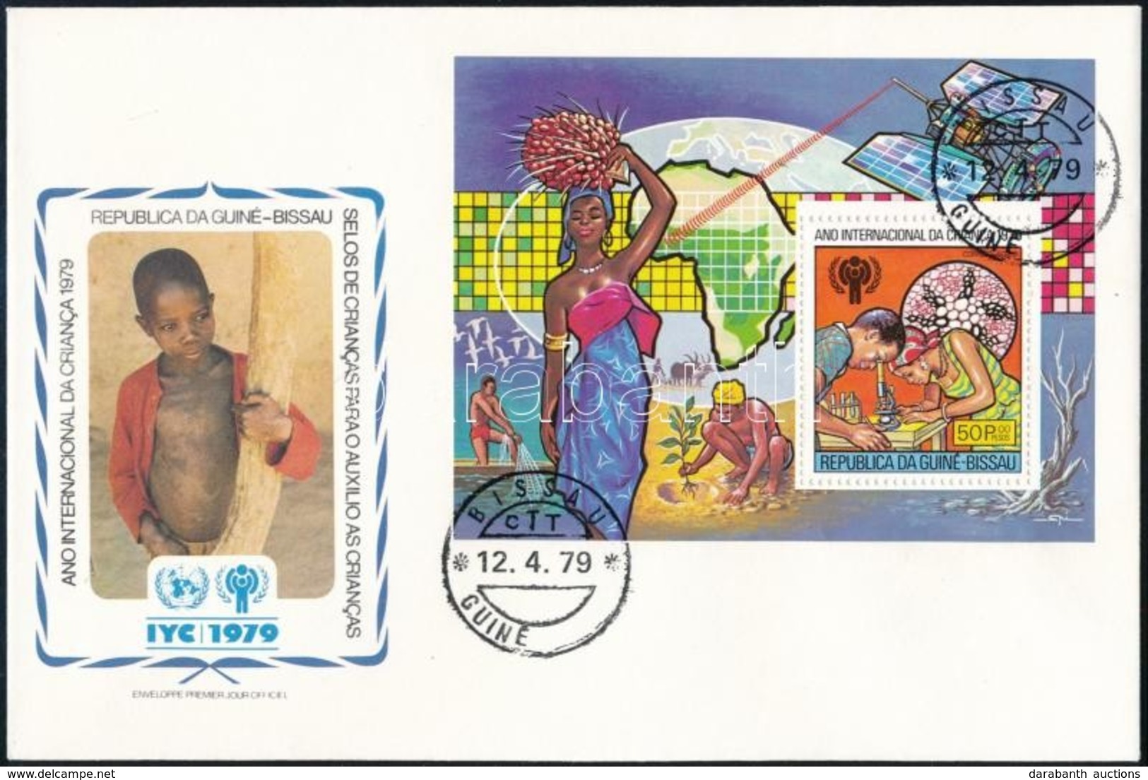 1979 Nemzetközi Gyermekév Blokk Mi 147 A FDC-n - Sonstige & Ohne Zuordnung