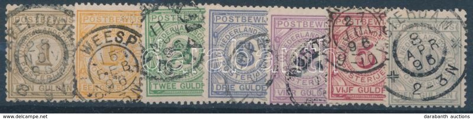 O Postautalvány 1884 Mi 1-7 (Mi EUR 400,-) - Otros & Sin Clasificación